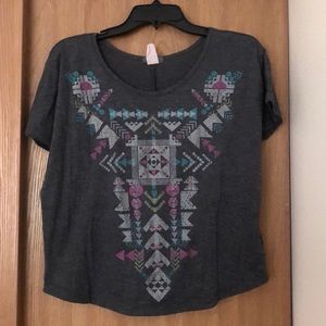 Tribal print tee